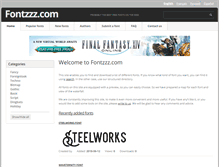 Tablet Screenshot of fontzzz.com